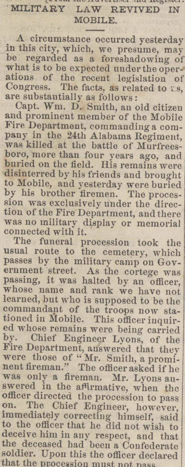 VDT article about military presence in Mobile